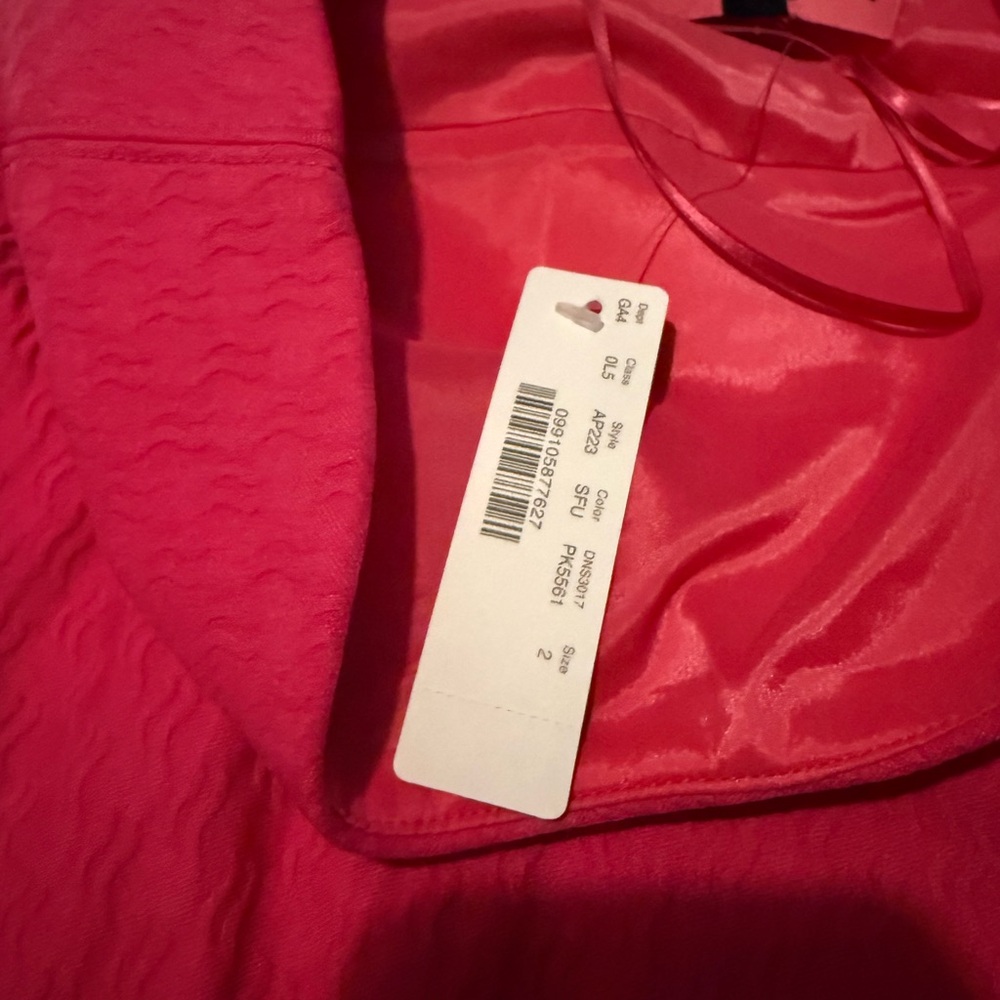 NWT J Crew Pink Strapless Dress - Picture 4 of 9